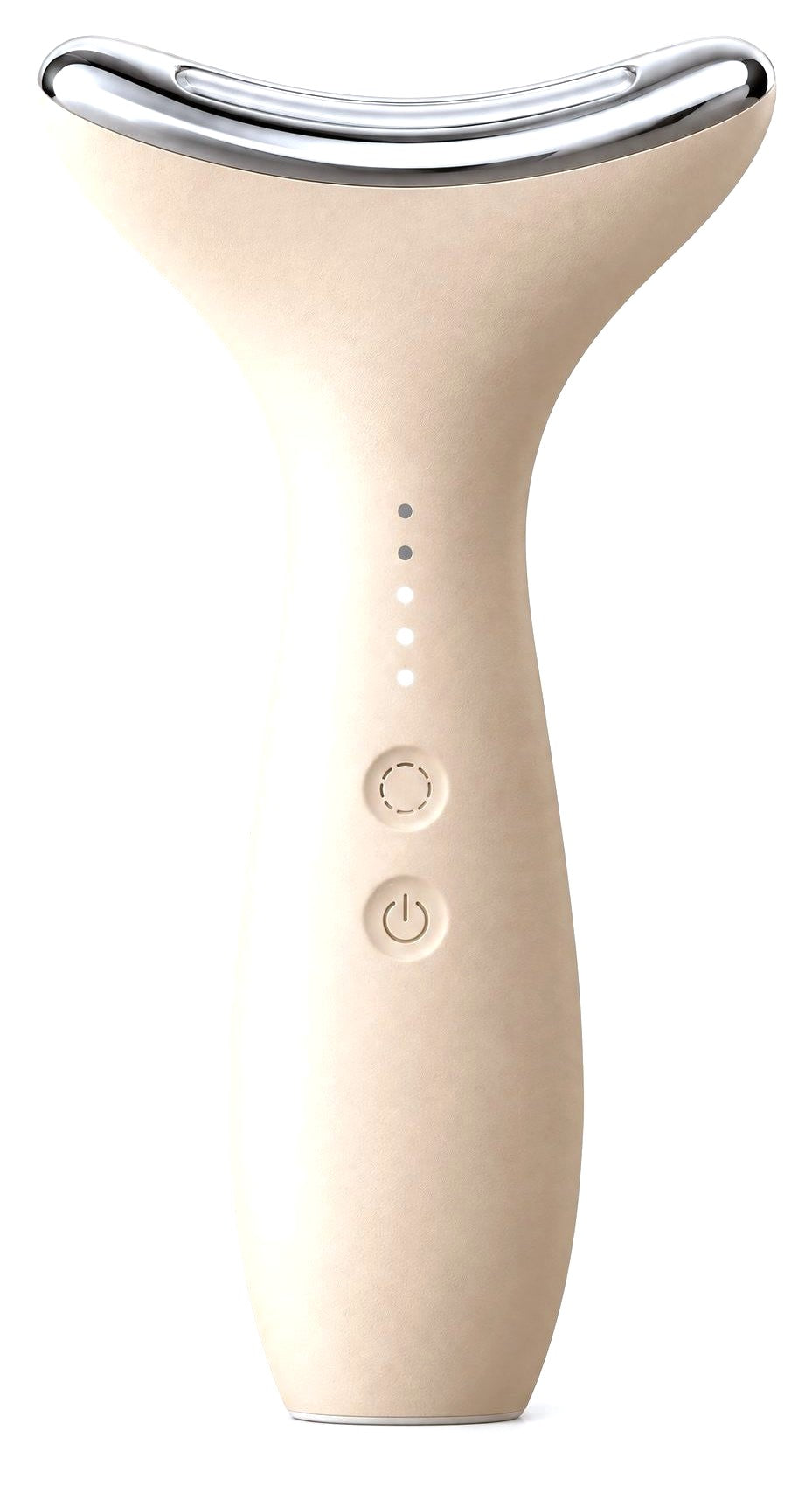 Loomi Glide from the front, light off: five level dots above the ring button and the power button.