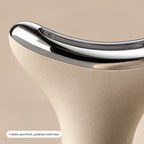 Close-up of the matte sand finish meeting the polished metal head of Loomi Glide.